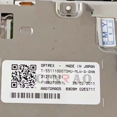 オプトレックス 7インチ LCDディスプレイ画面 T-55111GD070HU-MLW-A-AHN GPSナビゲーション用カーパネル