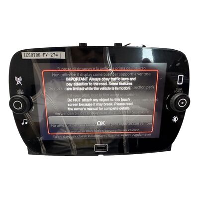フィアットICS0708 312 7インチA7 DABナビゲーションラジオプレーヤー用自動車カーオーディオスクリーンモニター