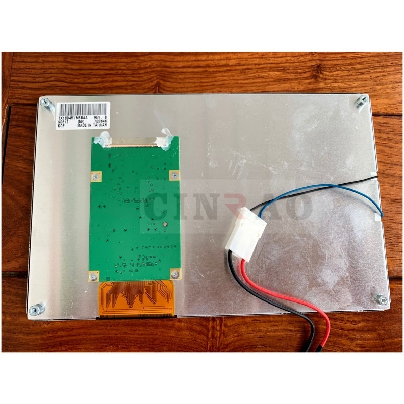 車の運行スクリーンのためのGPS 7.0のインチTFT LCDの表示日立800*480 TX18D45VM5BAA